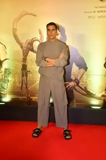 Akshay Kumar snapped at Kannappa teaser launch