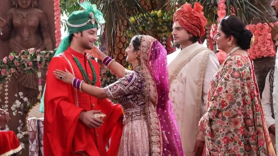 Rahil Azam and Shivam Khajuria Snapped at the sets of Anupamaa