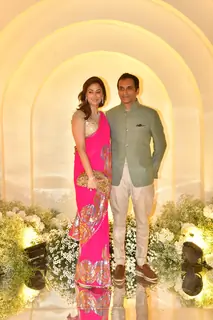 Gayatri Joshi grace Ashutosh Gowariker and Sunita Gowariker’s son wedding reception