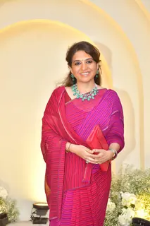 Shaina NC grace Ashutosh Gowariker and Sunita Gowariker’s son wedding reception