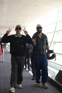 Vijay Varma and Abhishek Banerjee arrive in Jaipur for the IIFA Digital Awards 2025