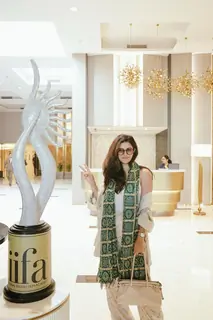 Nimrat Kaur arrive in Jaipur for the IIFA Digital Awards 2025