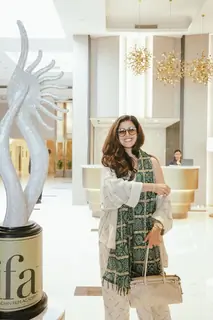 Nimrat Kaur arrive in Jaipur for the IIFA Digital Awards 2025