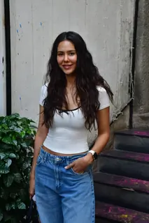Sonam Bajwa  snapped in the city