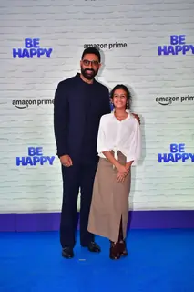 Abhishek Bachchan grace the premiere of Be Happy