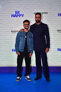 Abhishek Bachchan grace the premiere of Be Happy