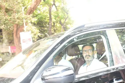 Ajay Devgn snapped leaving Ayan Mukherjee's house