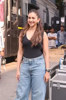 Rakul Preet Singh snapped in the city