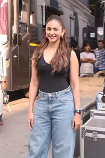 Rakul Preet Singh snapped in the city