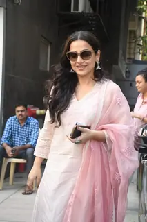 Vidya Balan  snapped in the city