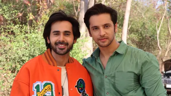 Randeep Rai and Shivam Khajuria  snapped shooting on the sets Anupamaa 