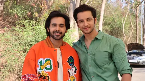Randeep Rai and Shivam Khajuria  snapped shooting on the sets Anupamaa 