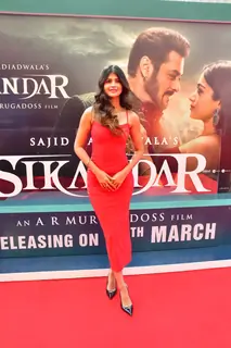 Anjini Dhawan attends Sikandar trailer launch