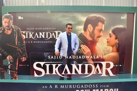 Salman Khan attends Sikandar trailer launch
