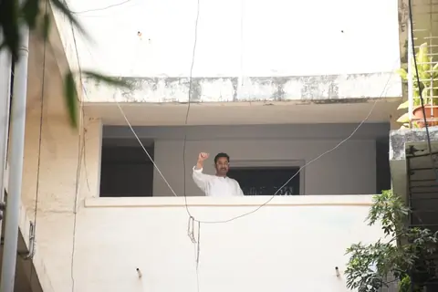 Aamir Khan snapped on Eid