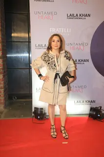 Celebrities grace Laila Khan Furniturewalla’s art exhibition Untamed Heart