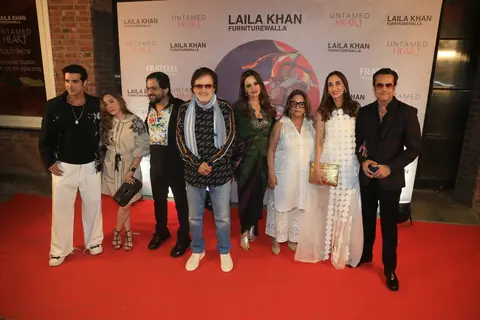 Fardeen Khan and Zayed Khan grace Laila Khan Furniturewalla’s art exhibition Untamed Heart