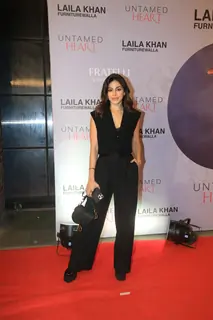 Alaya Furniturewalla grace Laila Khan Furniturewalla’s art exhibition Untamed Heart