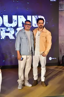 Emraan Hashmi snapped at the trailer launch of 'Ground Zero'