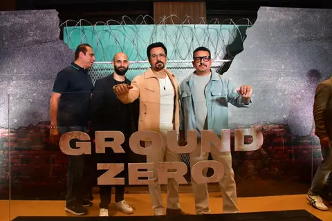 Emraan Hashmi snapped at the trailer launch of 'Ground Zero'