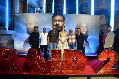 Ajay Devgn, Vaani Kapoor and other celebs grace the trailer launch of Raid 2 