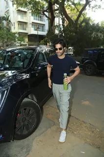 Aaman Devgan snapped in the city