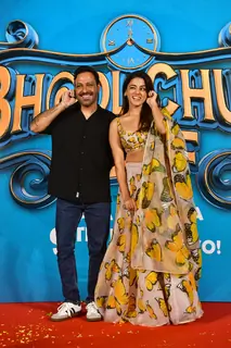  Wamiqa Gabbi  snapped at the trailer launch of 'Bhool Chuk Maaf'