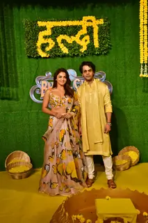 Rajkummar Rao and Wamiqa Gabbi  snapped at the trailer launch of 'Bhool Chuk Maaf'