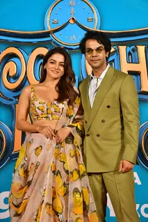 Rajkummar Rao and Wamiqa Gabbi  snapped at the trailer launch of 'Bhool Chuk Maaf'