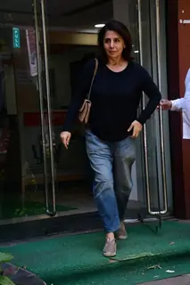 Neetu Kapoor snapped in the city