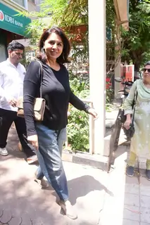 Neetu Kapoor snapped in the city