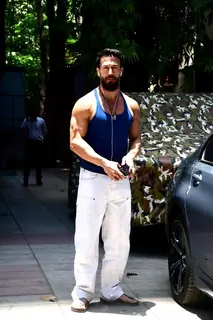 Tiger Shroff snapped in the city