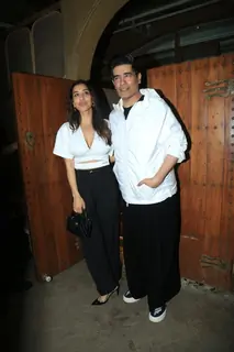 Sophie Choudry, Manish Malhotra snapped In Bandra