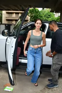Ananya Panday snapped in the city