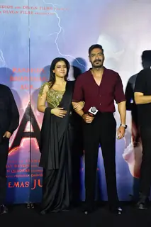 Ajay Devgn and Kajol grace at the Trailer Launch of Maa