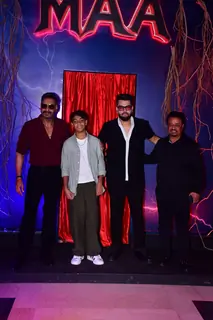Ajay Devgn, Yug Devgn and others grace at the Trailer Launch of Maa