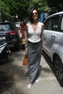Esha Gupta  snapped in the city
