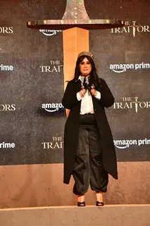 Janvi Gaur grace at The Traitors trailer launch