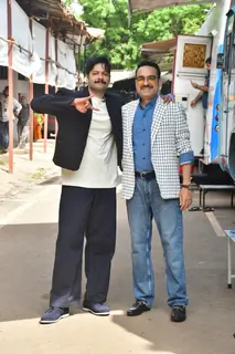 Pankaj Tripathi and Ali Fazal snapped promoting Metro In Dino on the set of Kapil Sharma show