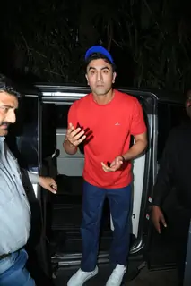 Ranbir Kapoor  snapped in the city