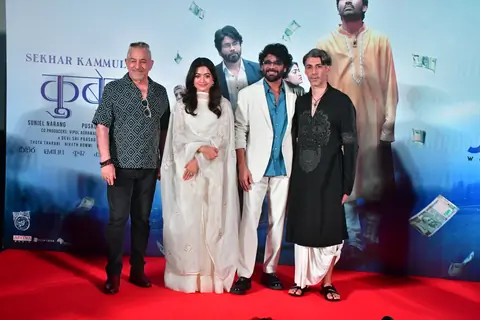 Rashmika Mandanna, Dhanush and Nagarjuna grace at Kubera trailer launch