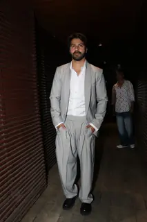 Varun Dhawan attend wedding reception of fitness trainer Prashant Sawant