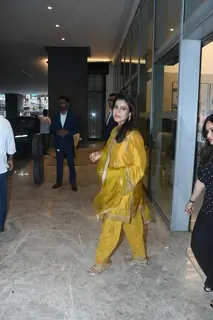 Kajol snapped promoting her film 'Maa'