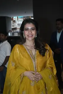 Kajol snapped promoting her film 'Maa'