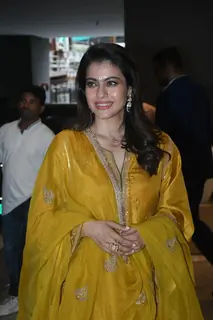 Kajol snapped promoting her film 'Maa'