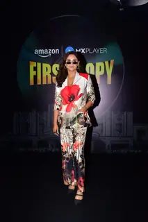 Krystle Dsouza spotted promoting their upcoming series: First Copy on Amazon MX Player