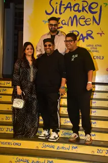 Shankar Mahadevan snapped at the screening of 'Sitaare Zameen Par'