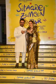 Aamir Khan and Rekha snapped at the screening of 'Sitaare Zameen Par'
