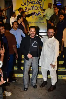 Salman Khan and Aamir Khan snapped at the screening of 'Sitaare Zameen Par'