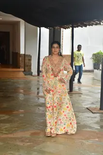 Kajol snapped promoting her film Maa